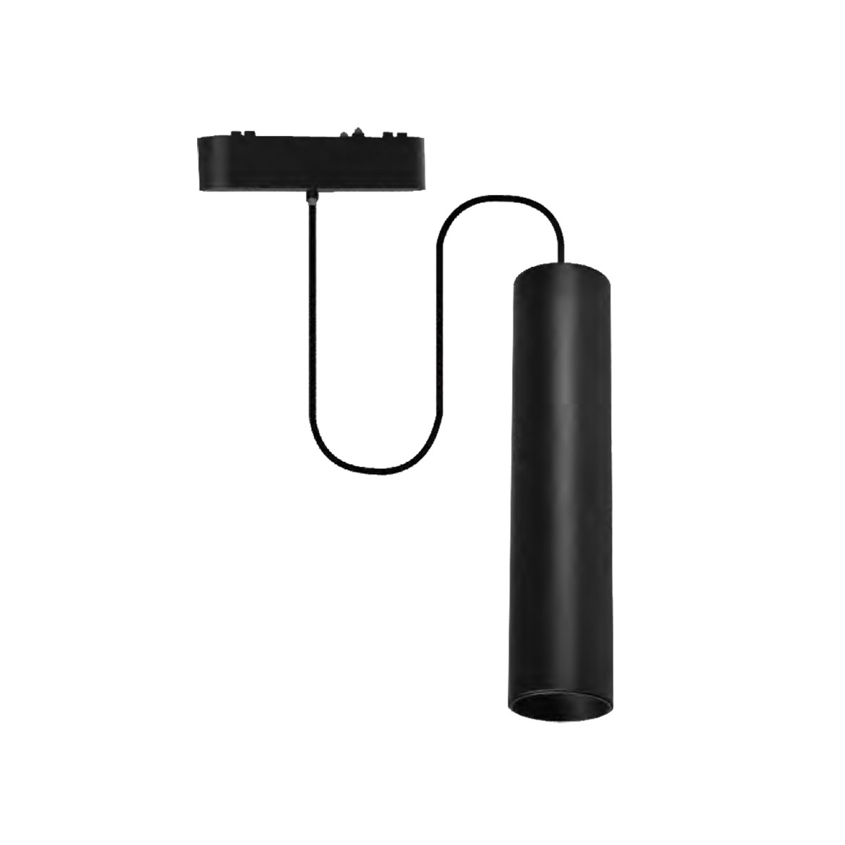 VK/04474/PE/B/DW Φωτιστικό κρεμαστό μαγνητικής ράγας 40V, LED, 11W, 2700K-6000K, CRI>90, 678lm, 20°, CRI>90, IP20, μαύρο